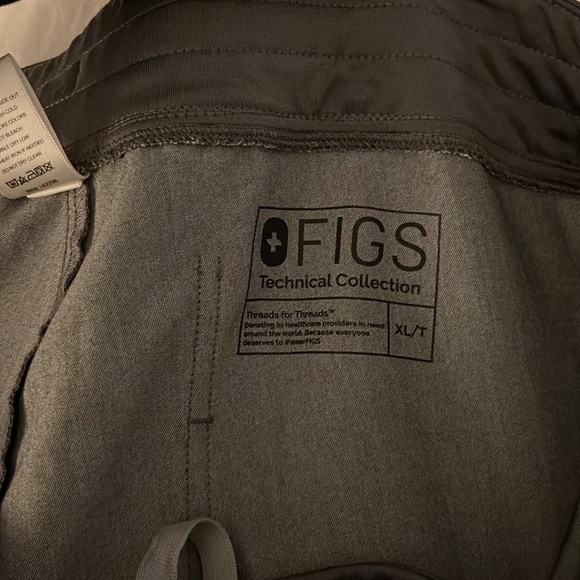 women's Graphite Casma - Scrub Top - L & Tall Jogger Scrub Pants - XL - Picture 6 of 7